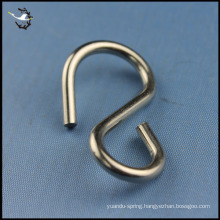 Custom s shaped stainless steel metal hook